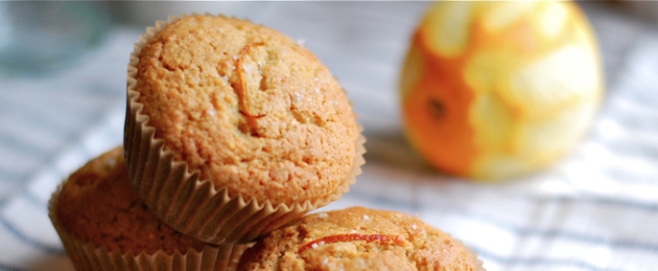 Post image for Hvidchokolade muffins med appelsin
