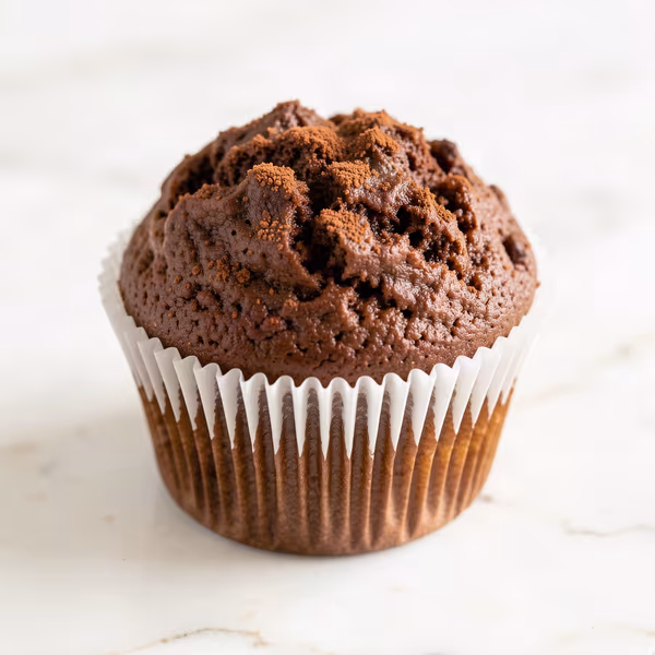 AI-genereret illustration: glutenfri chokolademuffins