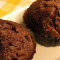Chokolade muffins med appelsinkrokant